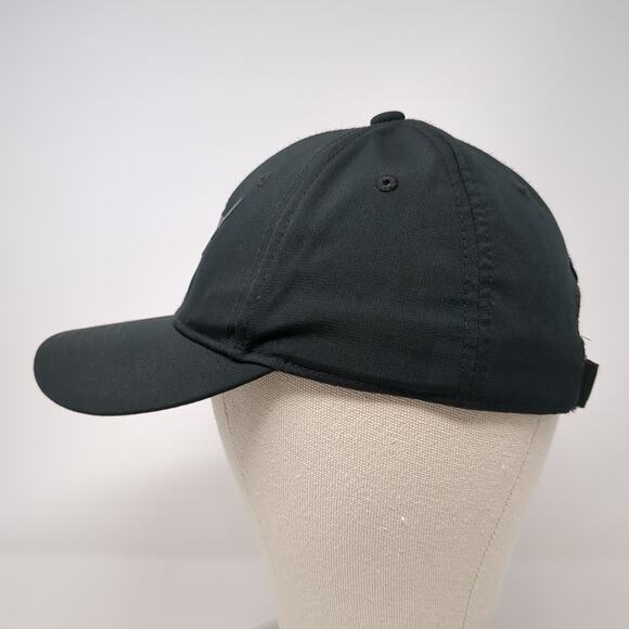 Under Armour Strapback Baseball Cap Black One Size Adjustable Classic Fit - Picture 3 of 9